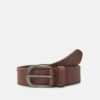 Pier One Leather Unisex - Riem -Dark Brown
