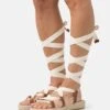 Pier One Leather - Sandalen Met Plateauzool - 003 - Off-White -Goedkope Pier One winkel 17cd5f0470984f9aac3e1dad538e1fe2