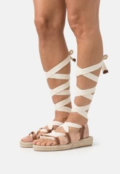 Pier One Leather - Sandalen Met Plateauzool - 003 - Off-White