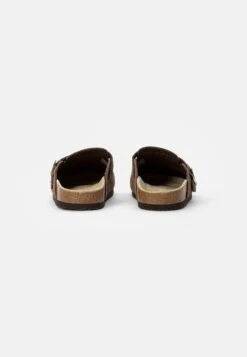Pier One Leather Unisex - Pantoffels - Brown -Goedkope Pier One winkel 18a09b6c3e71439784e427988b058842