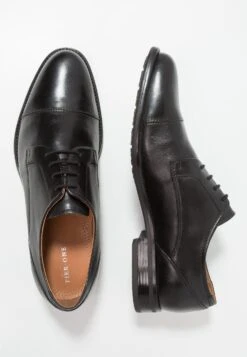 Pier One Leather - Veterschoenen - Black -Goedkope Pier One winkel 4553c297e29a4481b8d888939e3e386c