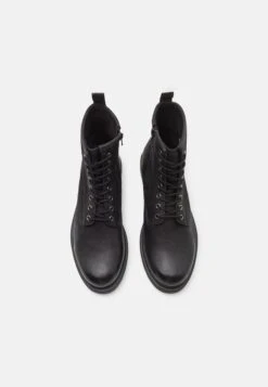 Pier One Leather - Veterboots - Black -Goedkope Pier One winkel 58499671beb9487781b07c1466b5f042