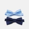 Pier One 2 Pack - Vlinderdas - Dark Blue/Light Blue -Goedkope Pier One winkel 6851203b33524bd59a3634d0322a9253
