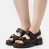 Pier One Leather- Sandalen - Black -Goedkope Pier One winkel 78e54eccd9e44fe8b9b433cbbbee109e