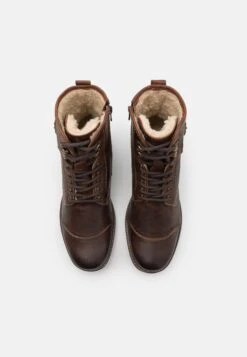 Pier One Leather - Veterboots - Brown 11 Pier One Leather - Veterboots - Brown -Goedkope Pier One winkel 9cdda29c31d1480bad87b1b7287b863e