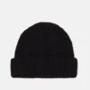 Pier One Short Micro Beanie Unisex - Muts - Black