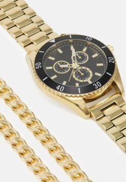 Pier One Set Unisex - Horloge - Gold-Coloured -Goedkope Pier One winkel 9f4c79230d3245618f1256db8093f071