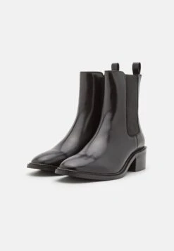 Pier One Leather- Korte Laarzen - Black -Goedkope Pier One winkel b7042fecf6ff42c1a440708ce3e55e9e