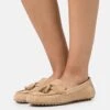 Pier One Leather- Mocassins - Beige