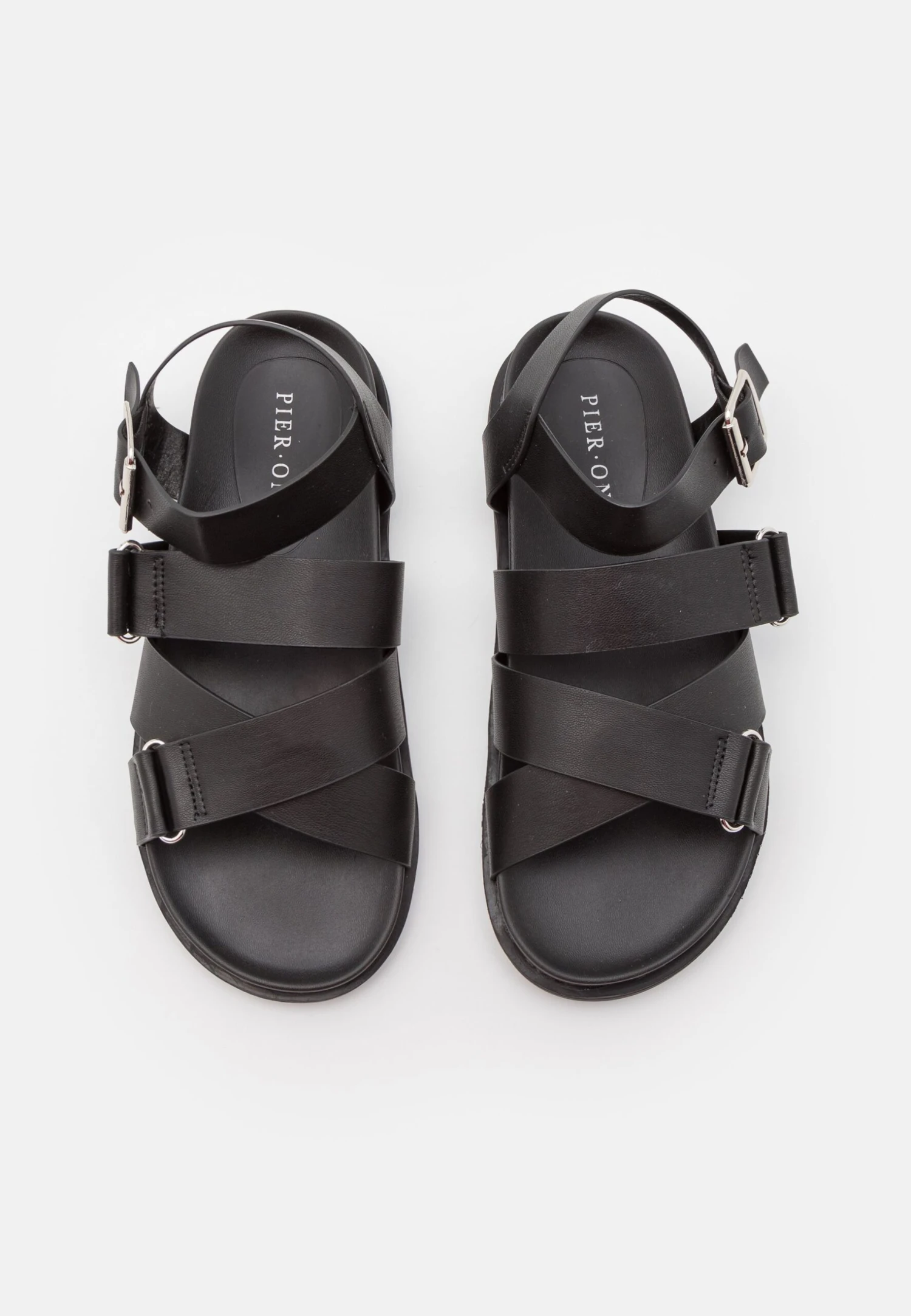 Pier One Unisex - Sandalen - Black 6 Pier One Unisex - Sandalen - Black - Afbeelding 4