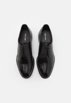 Pier One Leather - Veterschoenen - Black -Goedkope Pier One winkel d329b480fd9647fcb02de0ad52e20a04