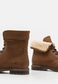 Pier One Leather - Veterboots - Camel -Goedkope Pier One winkel e2c4a7e582084add8007c213158ea86c