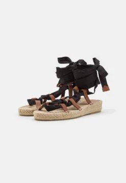 Pier One Leather - Sandalen Met Plateauzool - Black 10 Pier One Leather - Sandalen Met Plateauzool - Black -Goedkope Pier One winkel e4893432745b487d96a5f8d23b6bd3a5
