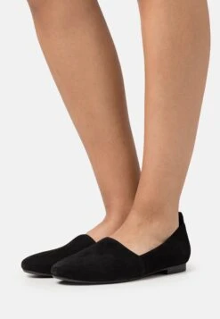 Pier One Leather- Instappers - Black